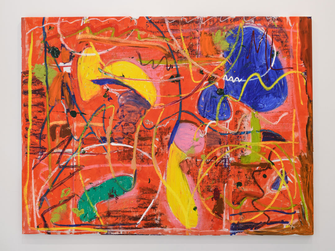 Martin Lukac Consulate Slovakia Painting 3 120 x 105 cm 2019 acrylic and various materials on cotton